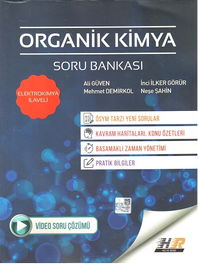 Hız Ve Renk Yayınları Organik Kimya Soru Bankası