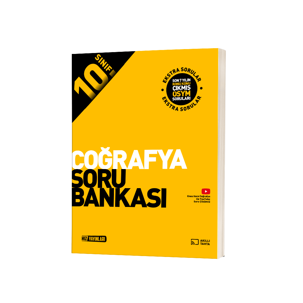 Hız Yayınları 10. Sınıf Coğrafya Soru Bankası