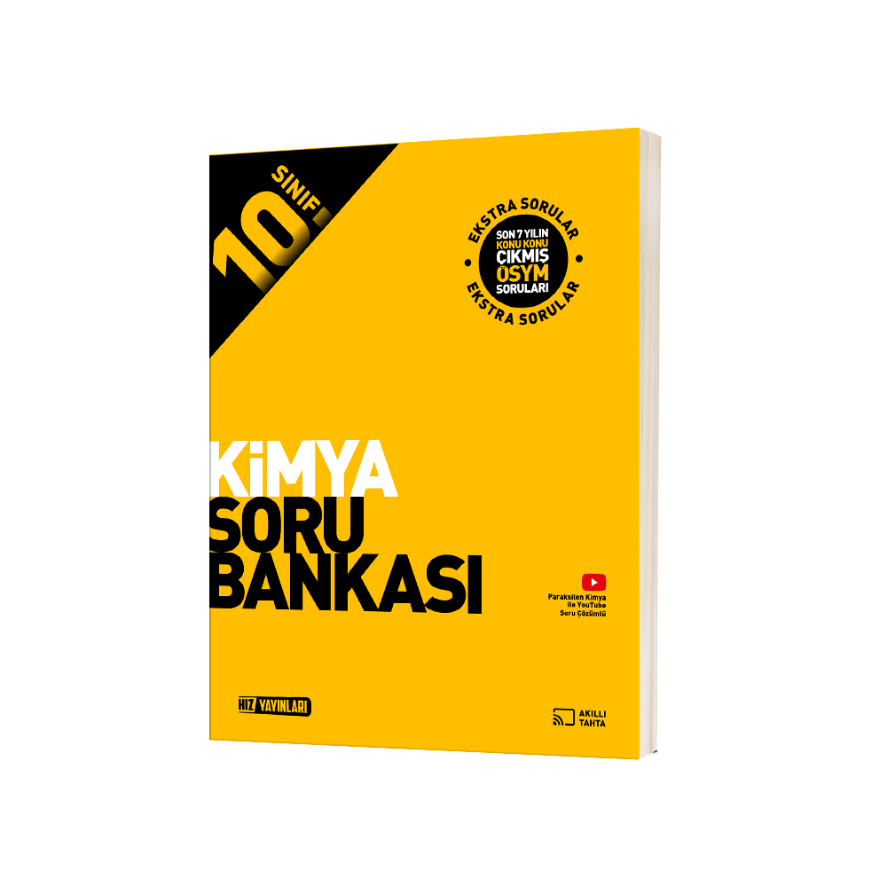 Hız Yayınları 10. Sınıf Kimya Soru Bankası