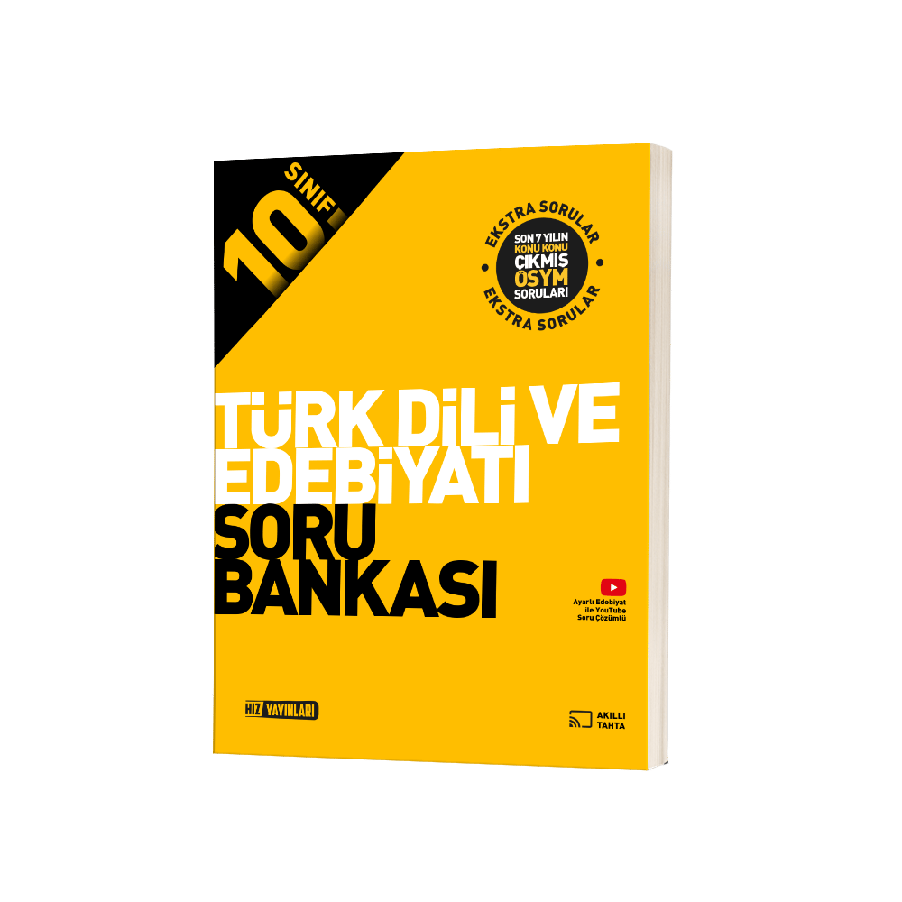 Hız Yayınları 10. Sınıf Türk Dili ve Edebiyatı Soru Bankası