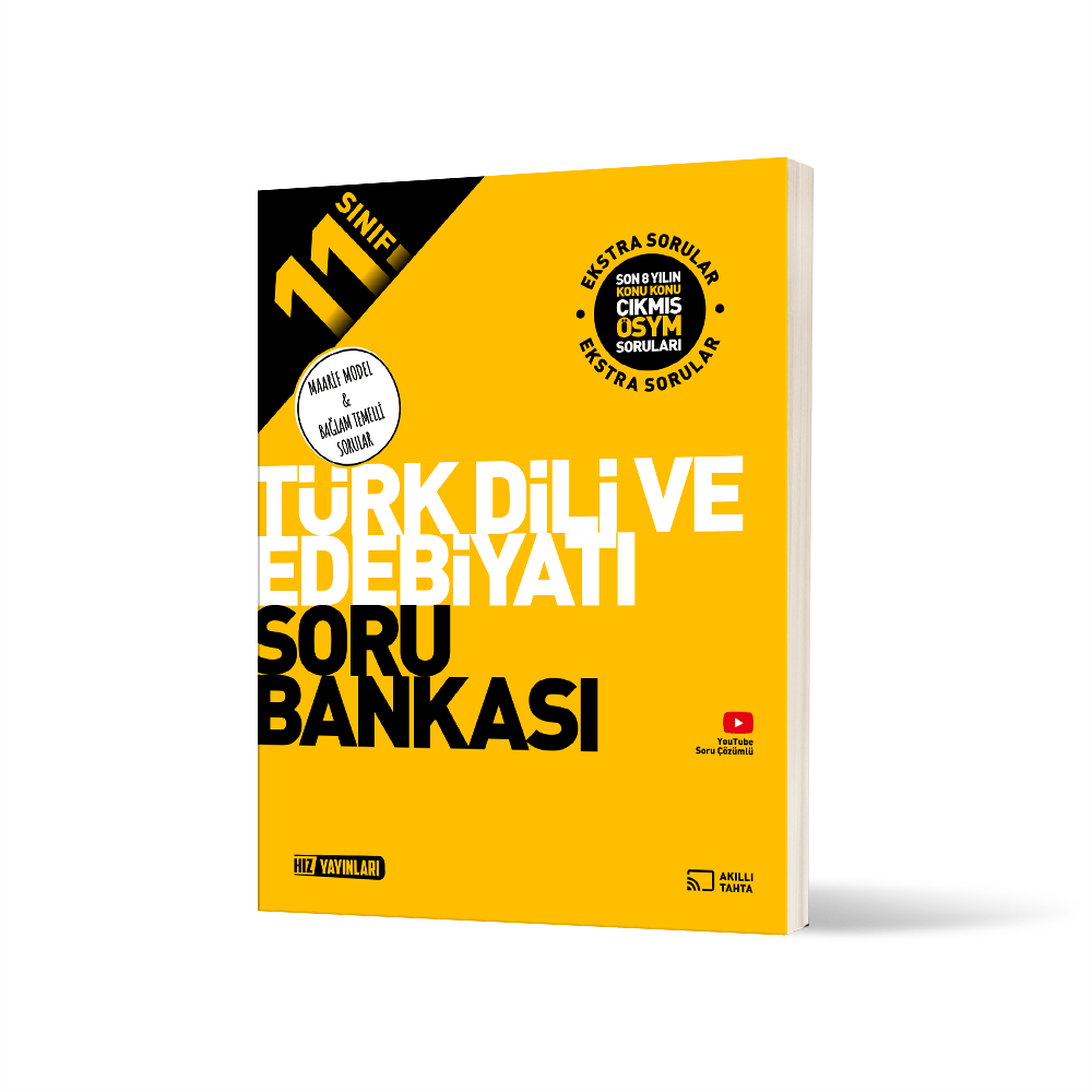 Hız Yayınları 11. Sınıf Türk Dili ve Edebiyatı Soru Bankası