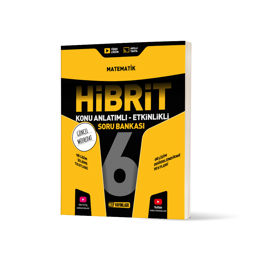 Hız Yayınları 6. Sınıf HİBRİT Matematik Soru Bankası