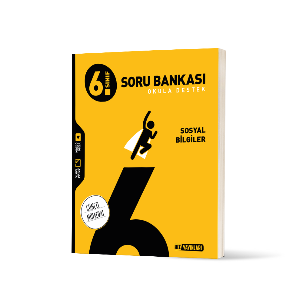 Hız Yayınları 6. Sınıf Sosyal Bilgiler Soru Bankası