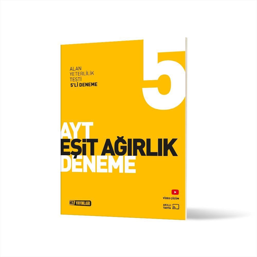 Hız Yayınları AYT Eşit Ağırlık 5 Deneme