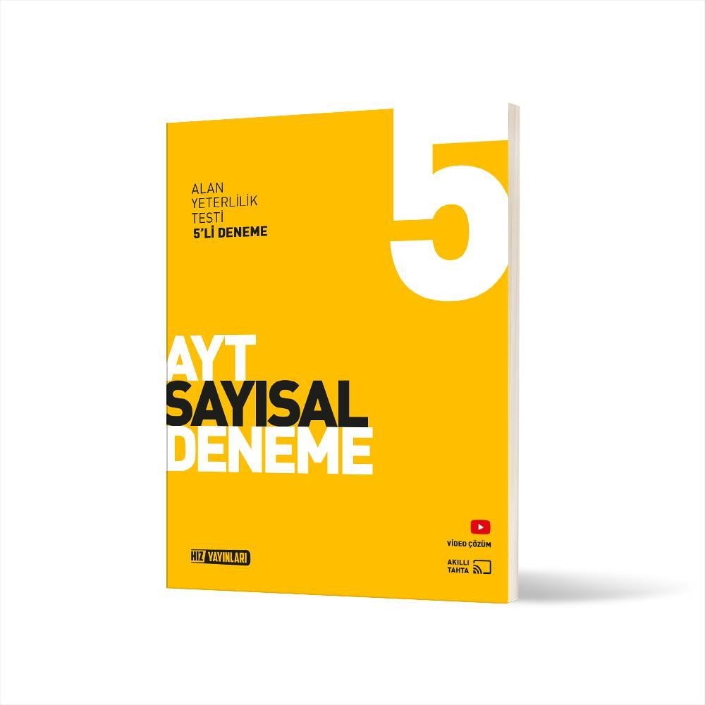 Hız Yayınları AYT Sayısal 5 Deneme