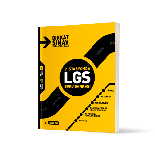 Hız Yayınları LGS 8. Sınıf 9 İstasyonda LGS Soru Bankası