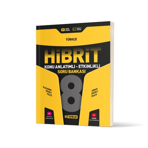 Hız Yayınları LGS 8. Sınıf HİBRİT Türkçe Soru Bankası