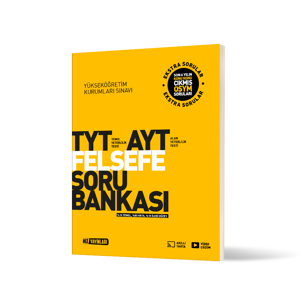 Hız Yayınları TYT AYT Felsefe Soru Bankası