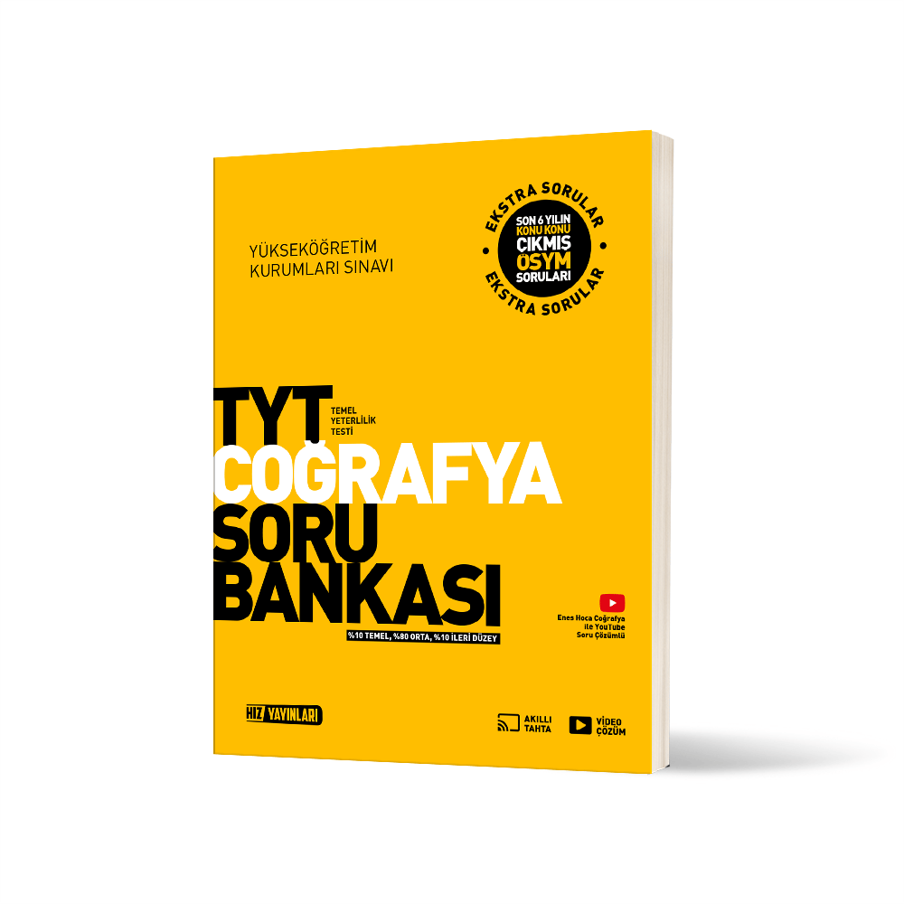 Hız Yayınları TYT Coğrafya Soru Bankası