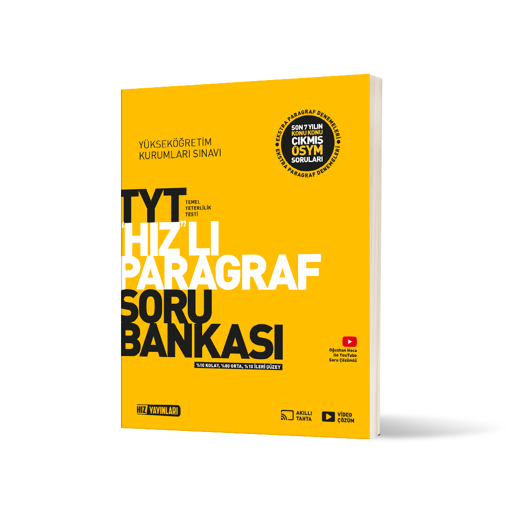 Hız Yayınları TYT Hızlı Paragraf Soru Bankası