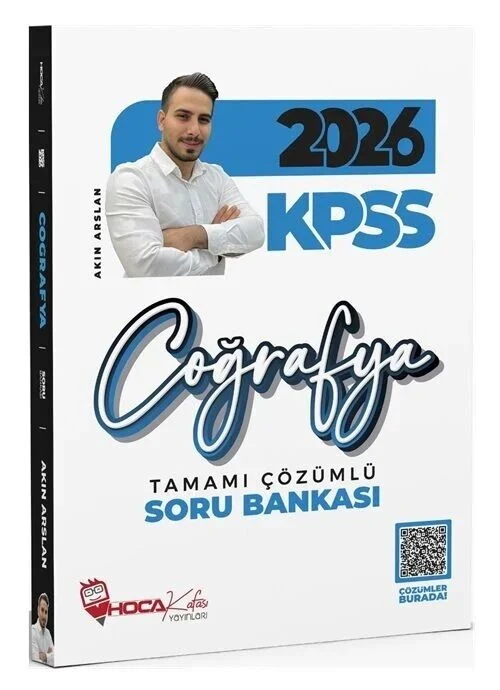 Hoca Kafası 2026 KPSS Coğrafya Soru Bankası Çözümlü - Akın Arslan