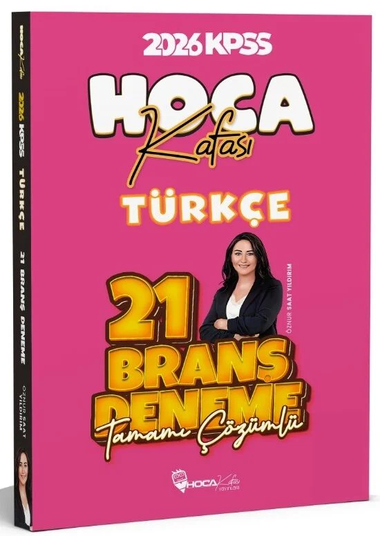 Hoca Kafası 2026 KPSS Türkçe 21 Deneme Çözümlü - Öznur Saat Yıldırım