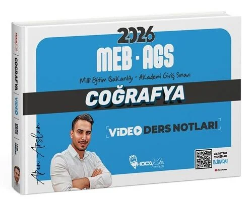 Hoca Kafası 2026 MEB-AGS Coğrafya Video Ders Notları  Akın Arslan