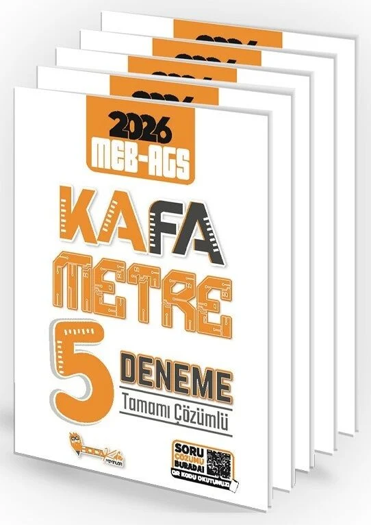 Hoca Kafası 2026 MEB-AGS Tüm Dersler KAFAMETRE 5 Deneme Çözümlü