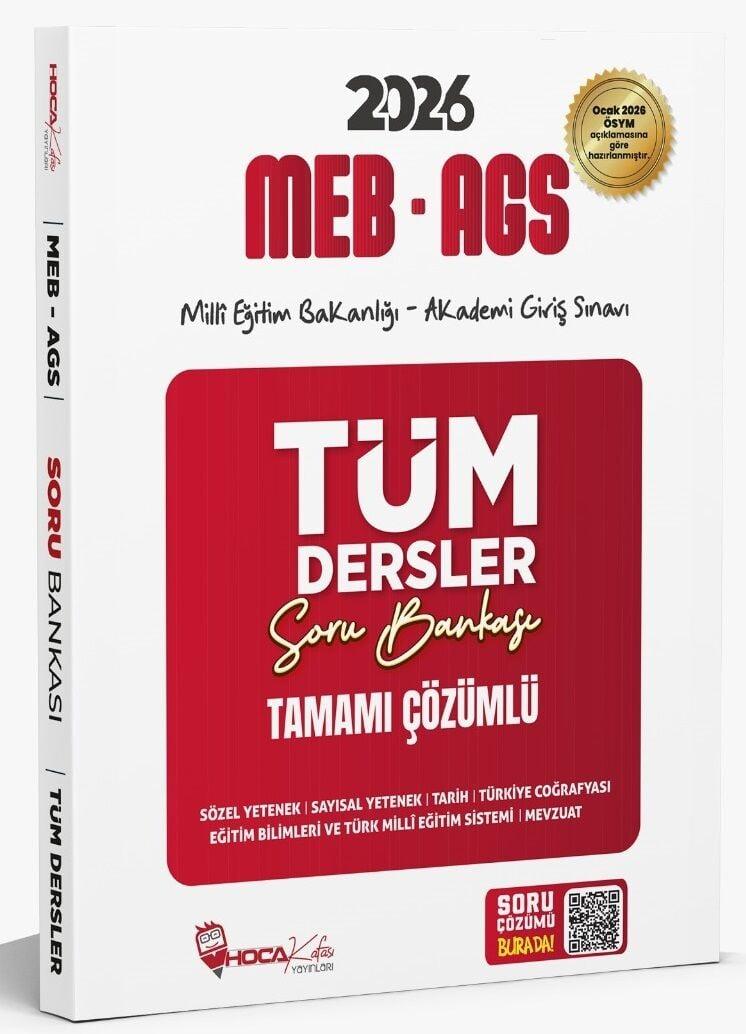 Hoca Kafası 2026 MEB-AGS Tüm Dersler Soru Bankası Çözümlü