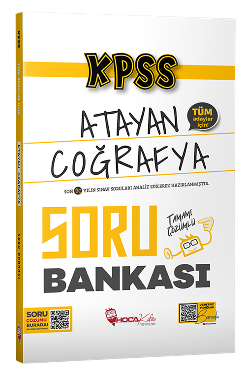 Hoca Kafası KPSS Coğrafya Atayan Soru Bankası Çözümlü