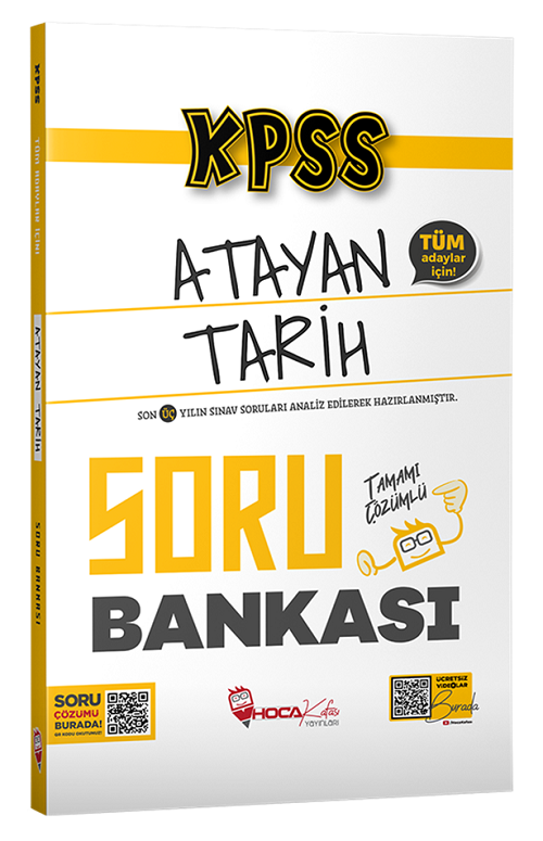 Hoca Kafası KPSS Tarih Atayan Soru Bankası Çözümlü