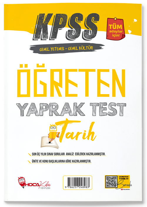 Hoca Kafası KPSS Tarih Öğreten Yaprak Test