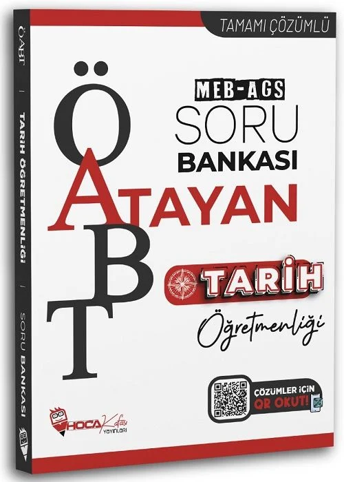 Hoca Kafası ÖABT MEB-AGS Tarih Öğretmenliği Atayan Soru Bankası Çözümlü