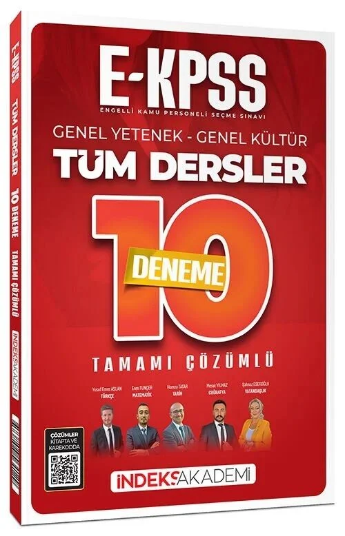 İndeks Akademi 2026 E KPSS 10 Deneme Çözümlü