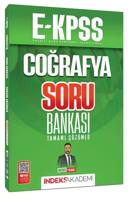 İndeks Akademi 2026 E KPSS Coğrafya Soru Bankası Çözümlü - Mesut Yılmaz