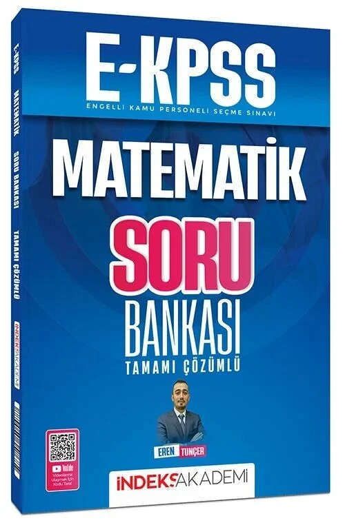 İndeks Akademi 2026 E KPSS Matematik Soru Bankası Çözümlü - Eren Tunçer