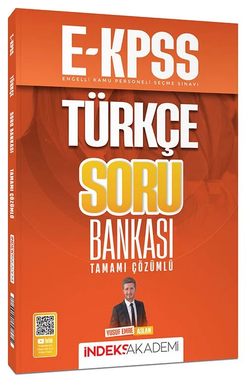İndeks Akademi 2026 E KPSS Türkçe Soru Bankası Çözümlü - Yusuf Emre Aslan