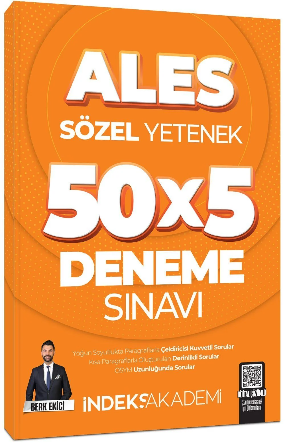 İndeks Akademi ALES Sözel Yetenek 5 Deneme Sınavı Çözümlü - Berk Ekici