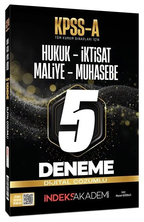 İndeks Akademi KPSS A Grubu 5 Deneme Çözümlü - Murat Güzelli