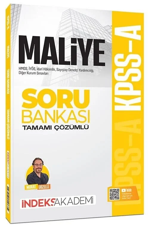İndeks Akademi KPSS A Grubu Maliye Soru Bankası Çözümlü - Murat Güzelli