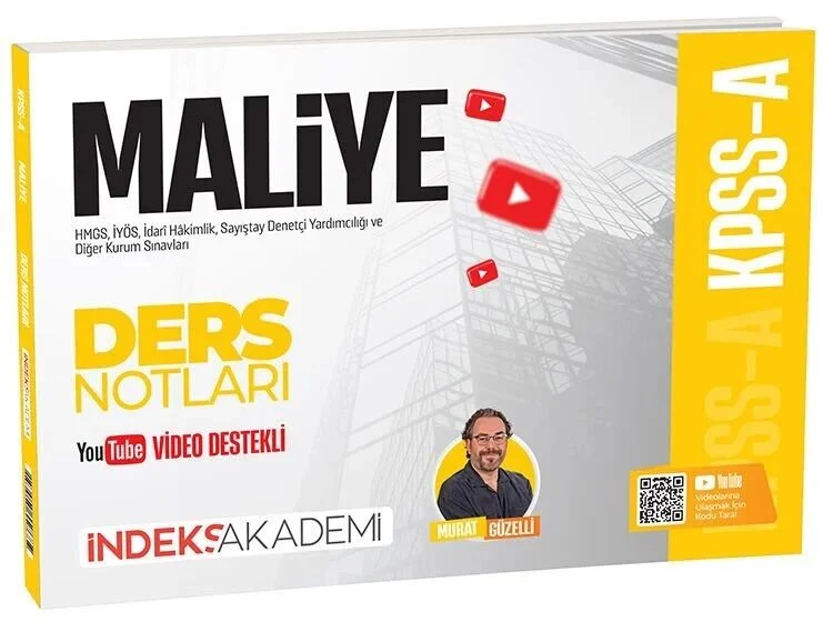 İndeks Akademi KPSS A Grubu Maliye Video Ders Notları - Murat Güzelli