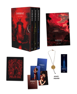İnferno 1-2-3 Kitap (Ciltli - Kolyeli)