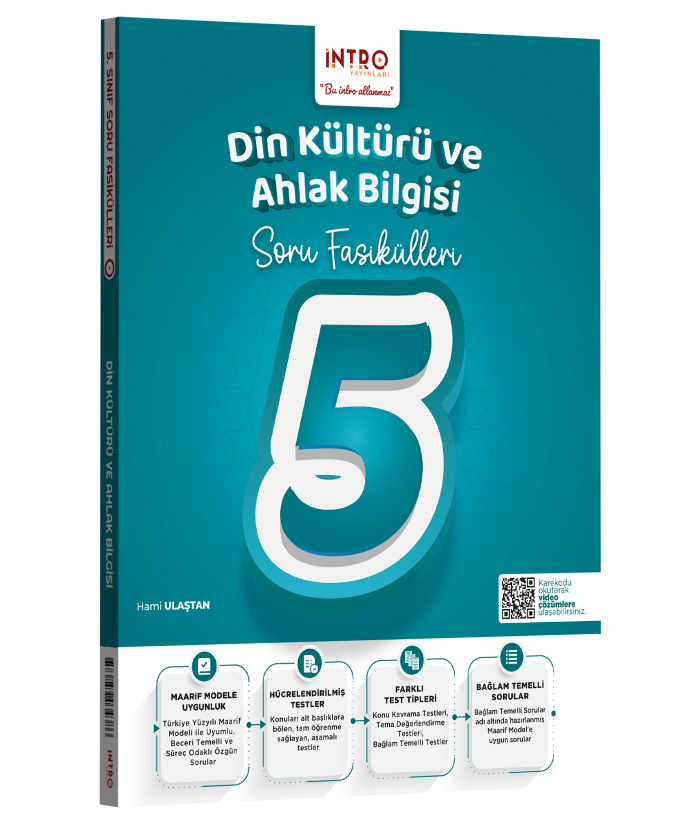 İntro Yayınları 5. Sınıf Din Kültürü ve Ahlak Bilgisi Soru Fasikülleri