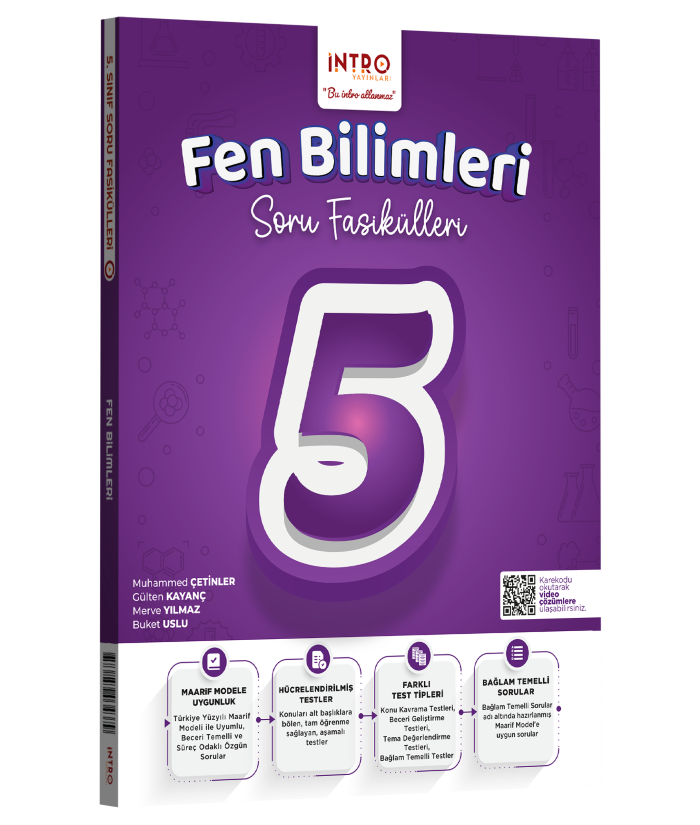 İntro Yayınları 5. Sınıf Fen Bilimleri Soru Fasikülleri