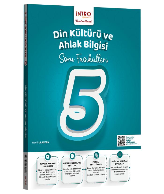 İntro Yayınları 5. Sınıf Din Kültürü ve Ahlak Bilgisi Soru Fasikülleri