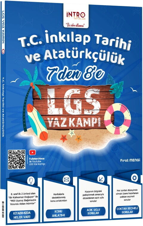 İntro Yayınları 7 den 8 e LGS İnkılap Tarihi Yaz Kampı