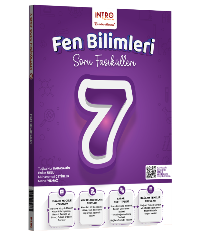 İntro Yayınları 7. Sınıf Fen Bilimleri Soru Fasikülleri