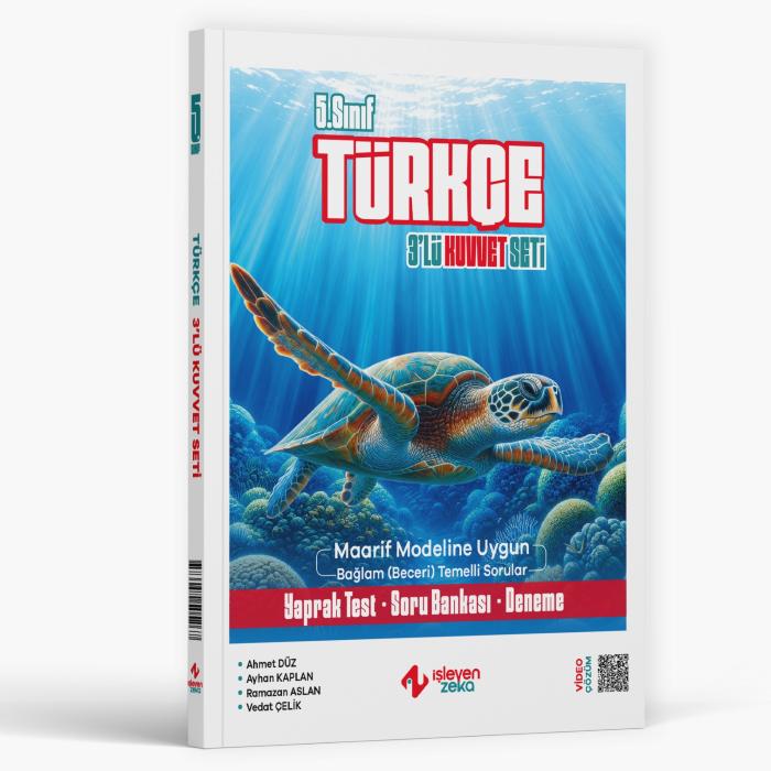 İşleyen Zeka 5. Sınıf Türkçe 3 lü Kuvvet Serisi Seti