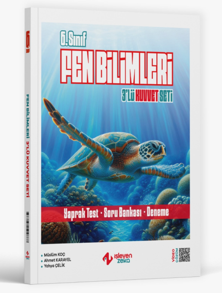 İşleyen Zeka 6. Sınıf Fen Bilimleri 3 lü Kuvvet Serisi Seti
