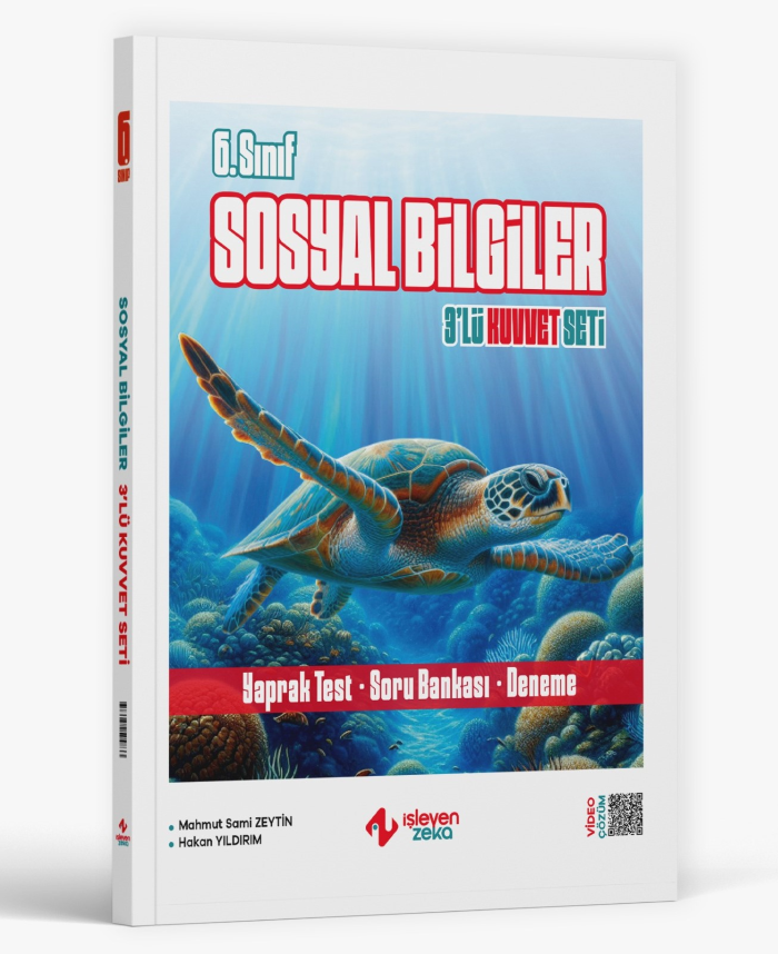 İşleyen Zeka 6. Sınıf Sosyal Bilgiler 3 lü Kuvvet Serisi Seti