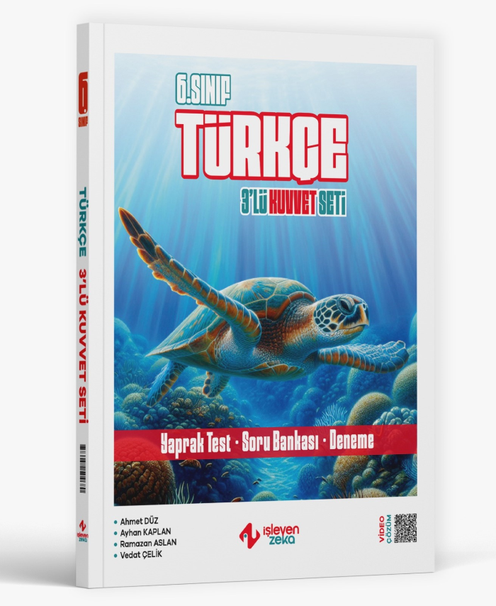 İşleyen Zeka 6. Sınıf Türkçe 3 lü Kuvvet Serisi Seti