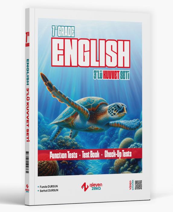 İşleyen Zeka 7. Sınıf İngilizce 3 lü Kuvvet Serisi Seti