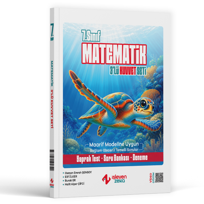 İşleyen Zeka 7. Sınıf Matematik Maarif 3 lü Kuvvet Serisi Seti