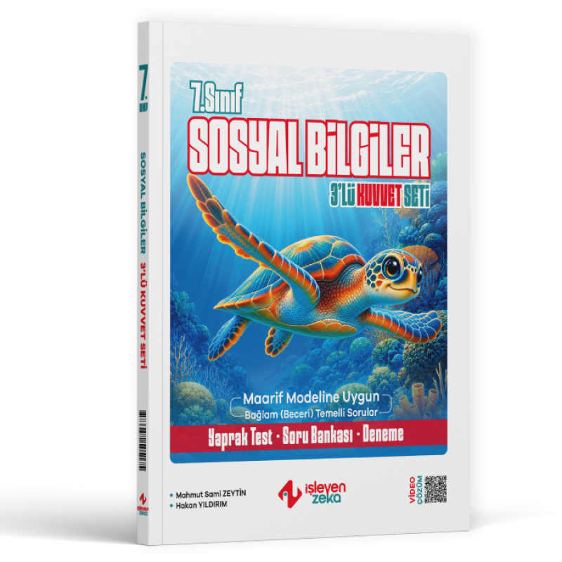 İşleyen Zeka 7. Sınıf Sosyal Bilgiler 3 lü Kuvvet Serisi Seti