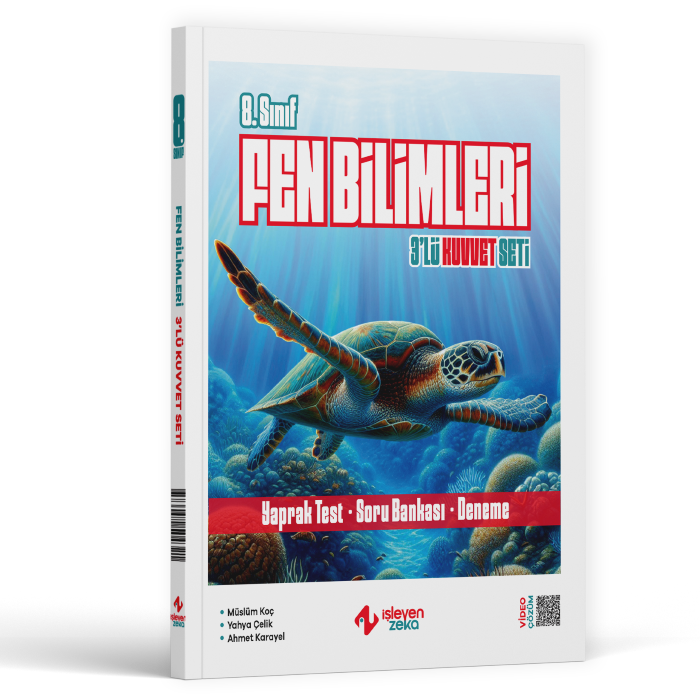 İşleyen Zeka LGS 8. Sınıf Fen Bilimleri 3 lü Kuvvet Serisi Seti