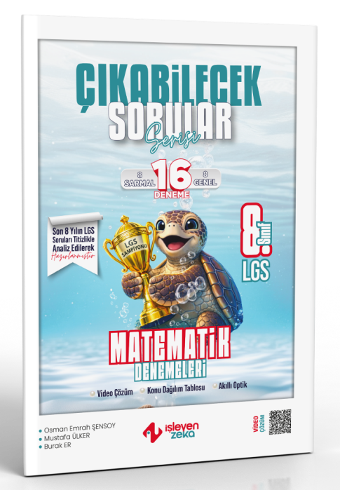 İşleyen Zeka LGS 8. Sınıf  Matematik Çıkabilecek Sorular Denemeleri
