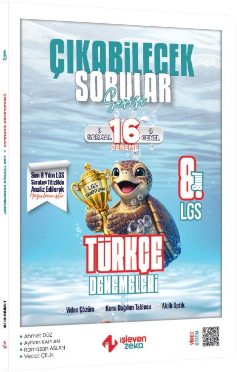 İşleyen Zeka LGS  8. Sınıf Türkçe Çıkabilecek Sorular Denemeleri