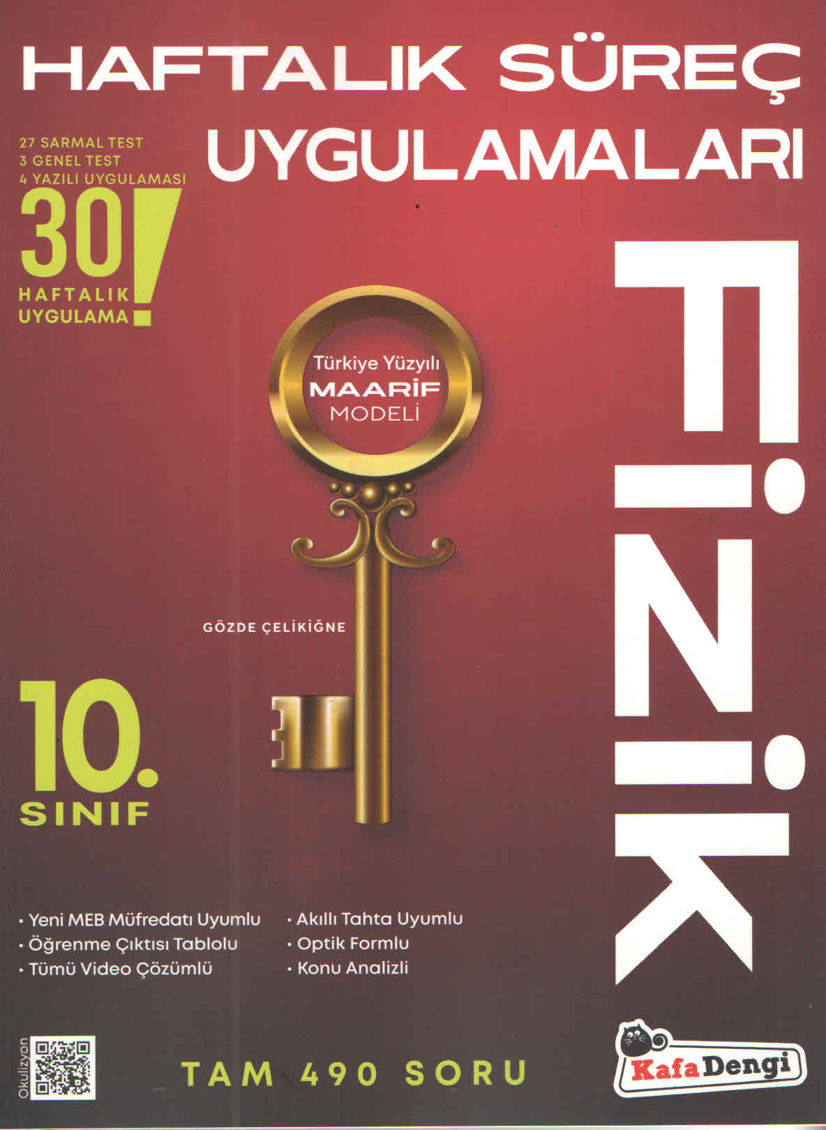 Kafa Dengi Yayınları 10. Sınıf Fizik Haftalık Süreç Uygulamaları