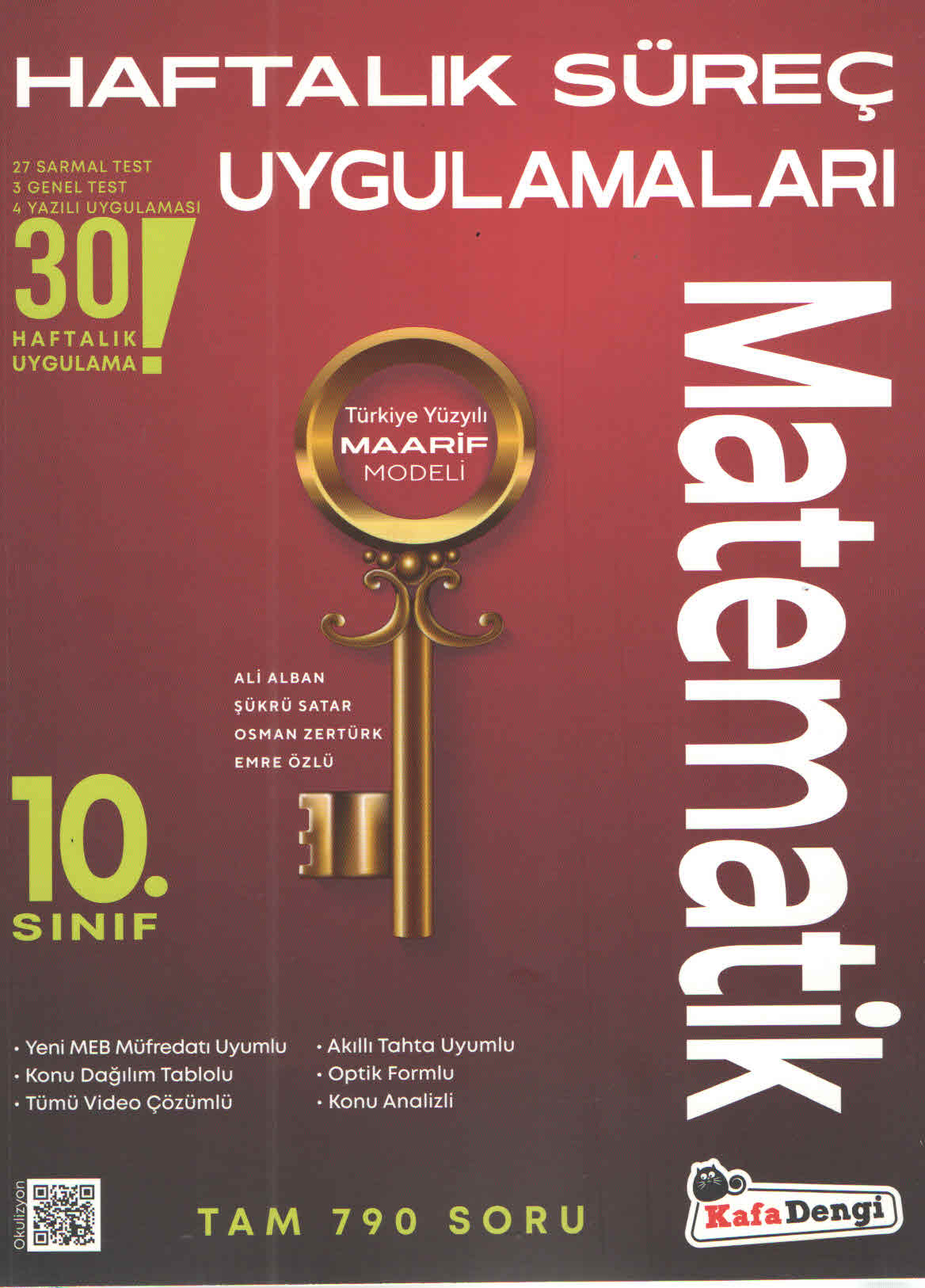 Kafa Dengi Yayınları 10. Sınıf Matematik Haftalık Süreç Uygulamaları
