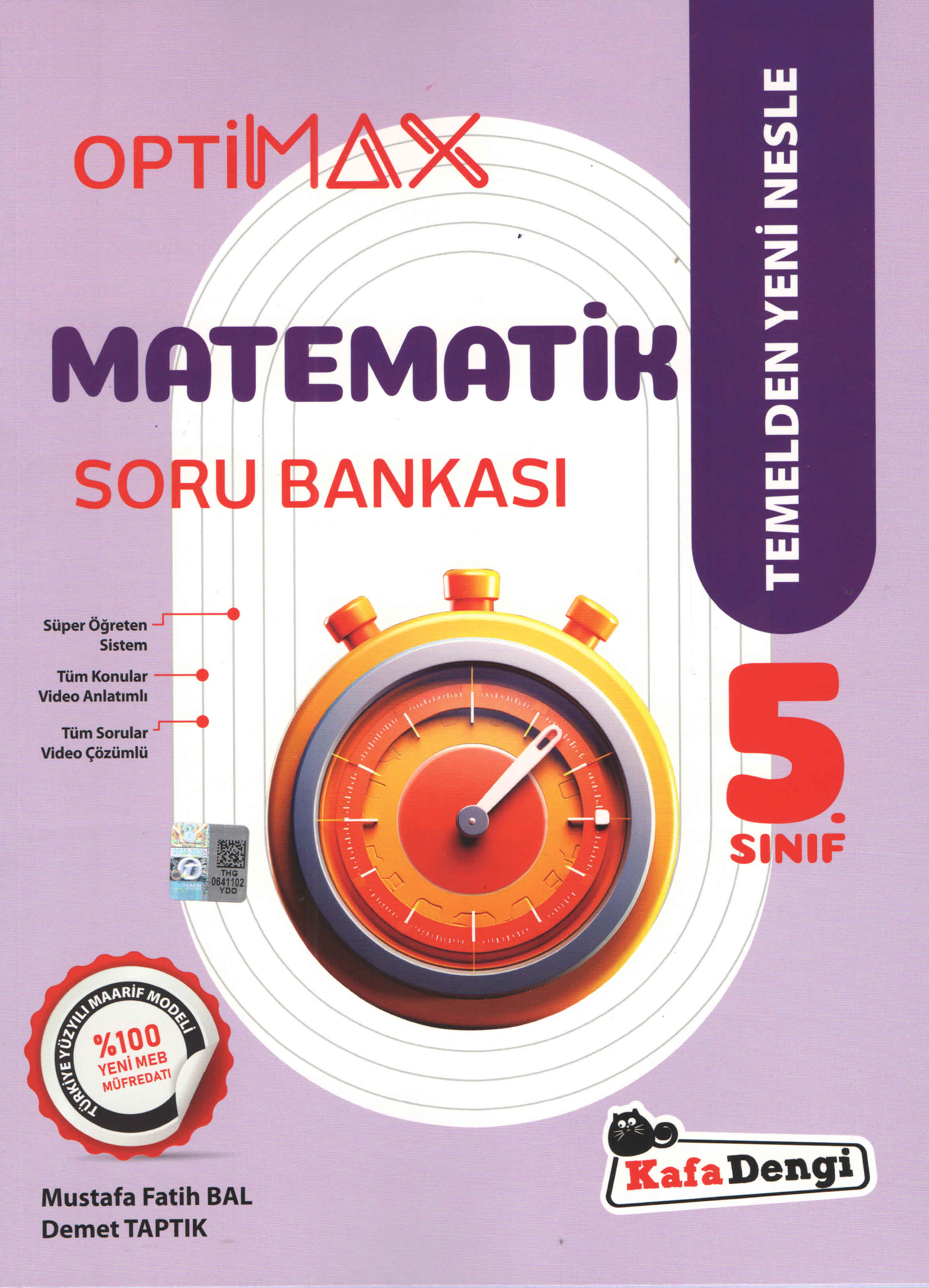 Kafa Dengi Yayınları 5. Sınıf  OPTİMAX Matematik Soru Bankası